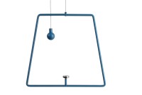 Deko-Light Zubehör, Pendel für Magnetleuchte Miram Blue, Aluminium Druckguss, Blau, 205mm Deko-Light Zubehör, Pendel für Magnetleuchte Miram Blue, Aluminium Druckguss, Blau, 205mm