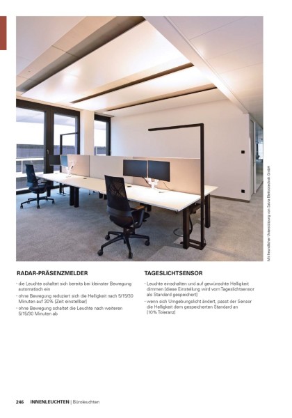 Deko-Light Stehleuchte, Office Three Standard, Motion, 80 W, DIM, 4000 K, schwarz, Aluminium, 80W