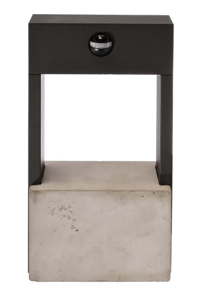 Deko-Light Wandaufbauleuchte, Chertan, Aluminium Druckguss, dunkelgrau, Warmweiß, 120°, 13W, 230V