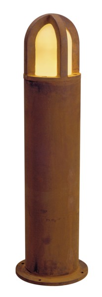 RUSTY CONE 70, Outdoor Standleuchte, TC-DSE, IP54, rund, eisen gerostet, Ø/H 15/70 cm, max. 11W