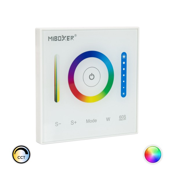 RGB Controller, Touchpanel RF Color + White, 120 W (12 V) - 240 W (24 V)