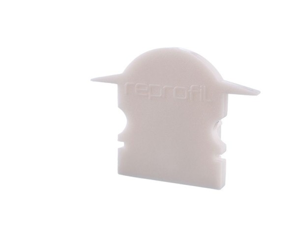 Reprofil Profil Zubehör, Endkappe L-ET-02-10 Set 2 Stk, Kunststoff, Weiß, 25x6mm