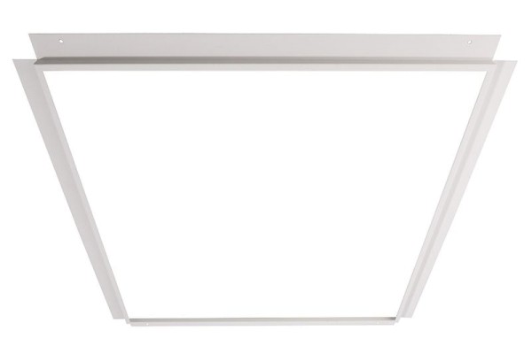 Deko-Light Zubehör, Einlegerahmen für Gips 60x60, Metall, weiß, 674x674mm