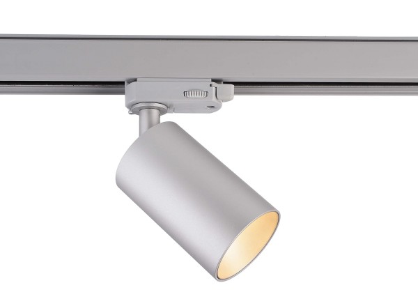 Deko-Light Schienensystem 3-Phasen 230V, Can, Aluminium Druckguss, Silber, 7W, 230V, 134mm