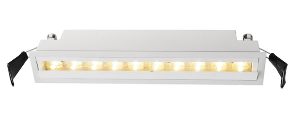 Deko-Light Deckeneinbauleuchte, Ceti 10, Aluminium Druckguss, Weiß, Warmweiß, 30° / 90°, 20W, 28-29V