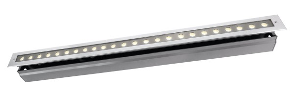 Deko-Light Bodeneinbauleuchte, Line VI WW, Edelstahl, silberfarben, Warmweiß, 20°, 34W, 230V, 1025mm