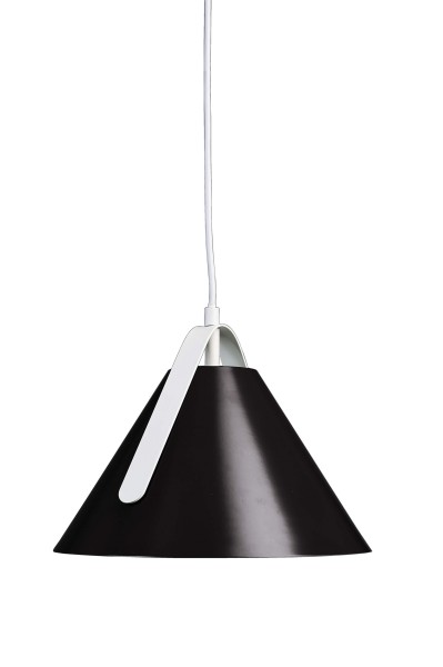 Deko-Light Pendelleuchte, Diversity, Metall, Schwarz mattiert, 40W, 230V, 200mm