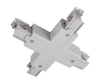 Deko-Light Schienensystem 3-Phasen 230V, D Line X-Verbinder links-links-rechts-rechts, Kunststoff Deko-Light Schienensystem 3-Phasen 230V, D Line X-Verbinder links-links-rechts-rechts, Kunststoff