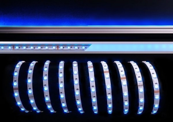 Deko-Light Flexibler LED Stripe, 5050-60-24V-RGB-3m-Nano, Kupfer, Weiß, RGB, 120°, 42W, 24V, 3000mm