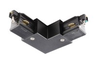 Deko-Light 1-Phasen Schienensystem, D One 90°-Verbinder, rechts, schwarz, Kunststoff, Schwarz, 230V Deko-Light 1-Phasen Schienensystem, D One 90°-Verbinder, rechts, schwarz, Kunststoff, Schwarz, 230V