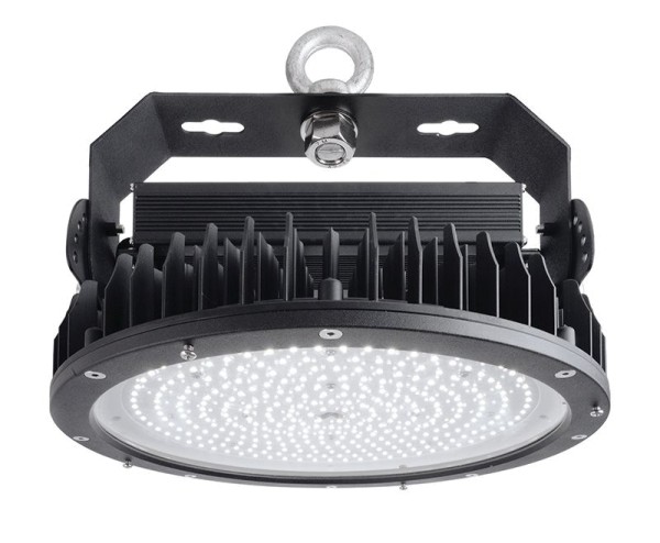 Deko-Light Pendelleuchte, Ainara 200, Aluminium Druckguss, schwarz, Kaltweiß, 110°, 200W, 230V