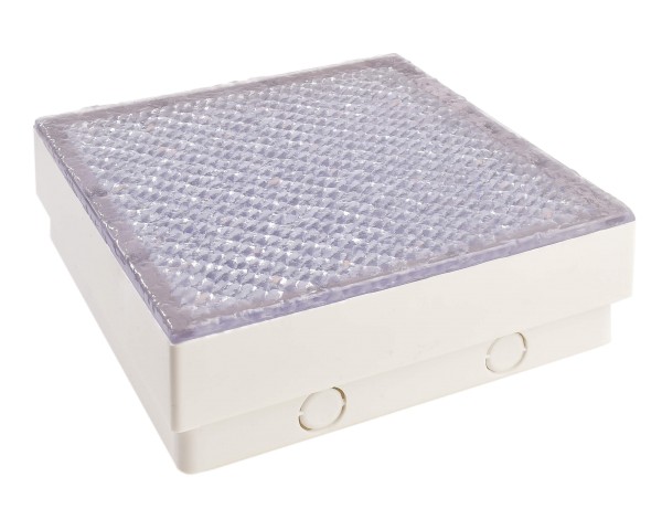 Deko-Light Bodeneinbauleuchte, Tabit 200x200, 3,7 W, 3000 K, Polycarbonat, Grau Transparent, 3W