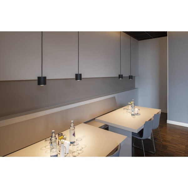 OCULUS PD, Indoor LED Pendelleuchte single schwarz DIM-TO-WARM 2000-3000K