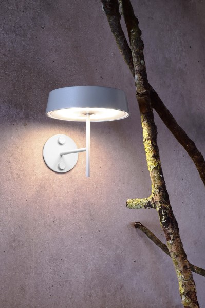 Deko-Light Tischleuchte, Kopf Magnetleuchte Miram Grau, Aluminium Druckguss, Grau, Warmweiß, 47°
